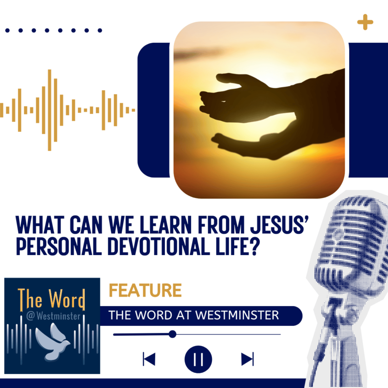 What can we learn from Jesus' personal devotional life?