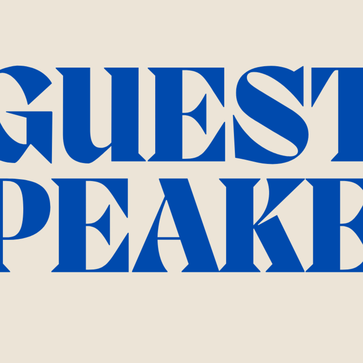 GUEST SPEAKER: CHRIS PETERSON episode artwork