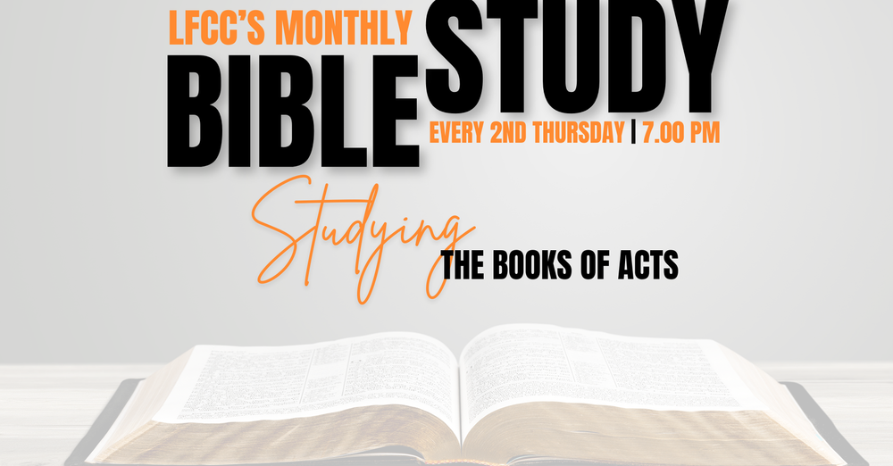 Monthly Bible Study (The Book of Acts)