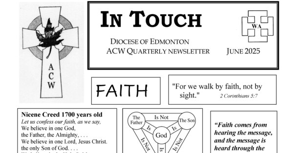 Latest ACW In Touch Newsletter Features Annual in Camrose
