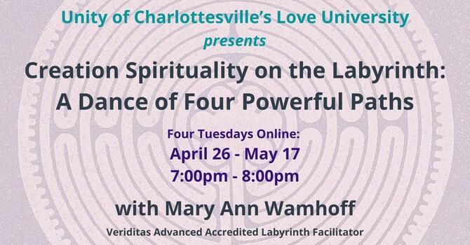 Creation Spirituality on the Labyrinth: Workshop image