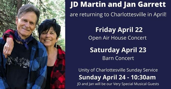 JD Martin and Jan Garrett Performing LIVE in Charlottesville image