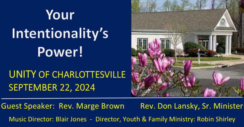 Your Intentionality's Power!