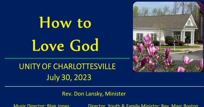 How to Love God