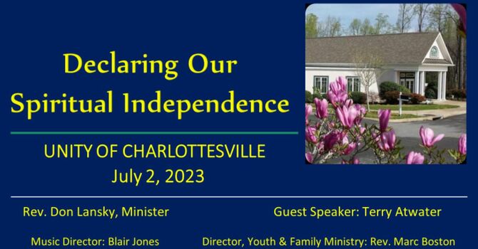 Declaring Our Spiritual Independence
