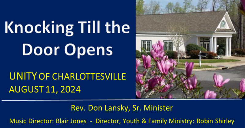 Knocking Till the Door Opens