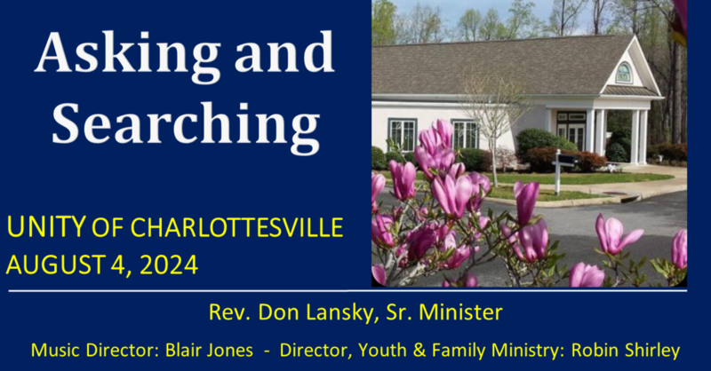 Asking and Searching