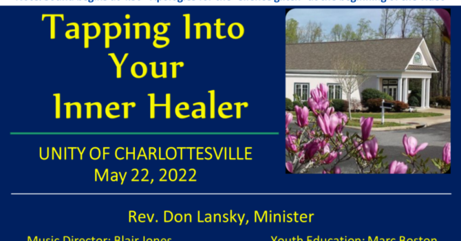 Tapping Into Your Inner Healer