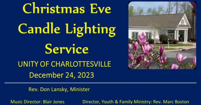 Christmas Eve Candle Lighting