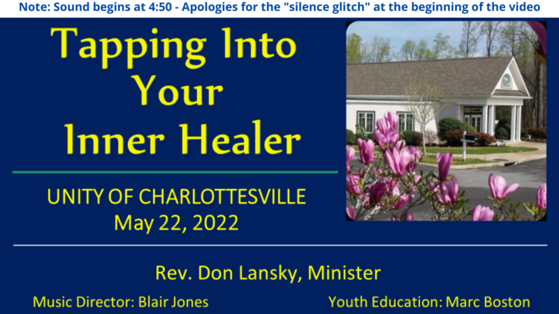 Tapping Into Your Inner Healer