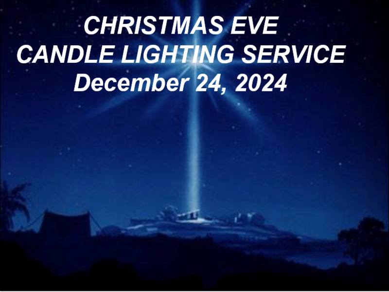 Christmas Eve Candle Lighting
