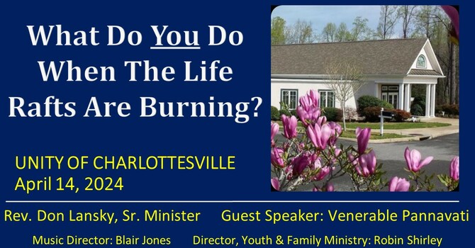 What Do You Do When The Life Rafts Are Burning?