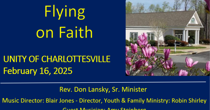 Flying on Faith