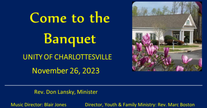 Come to the Banquet