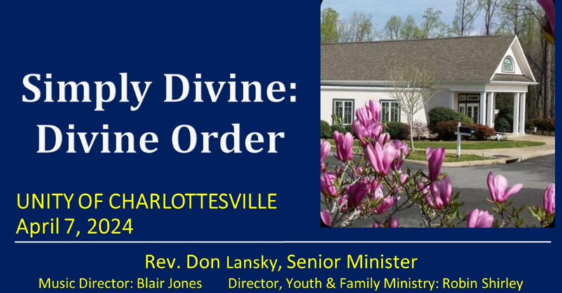 Simply Divine:  Divine Order