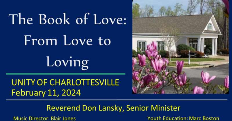 The Book of Love: From Love to Loving