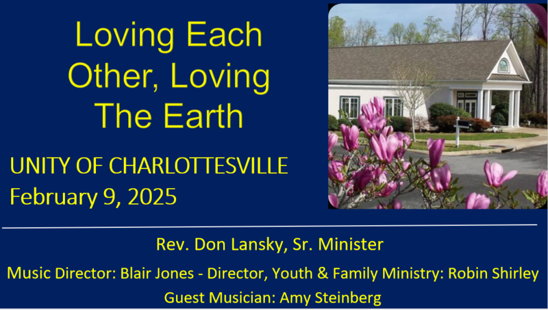 Loving Each Other & Earth