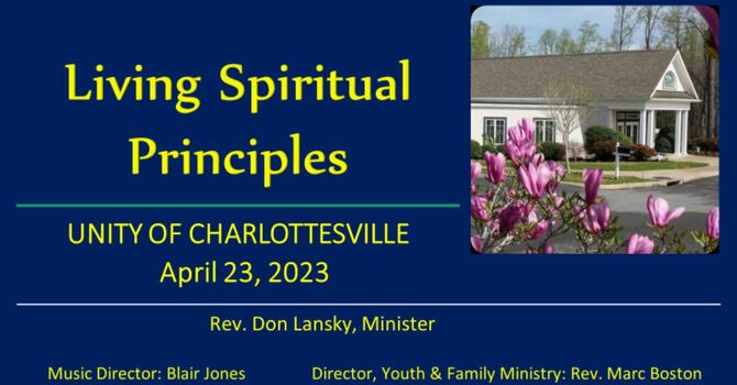 Living Spiritual Principles