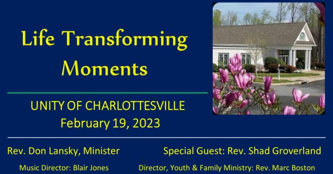 Life Transforming Moments