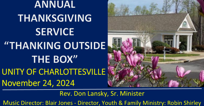 Annual Thanksgiving Service