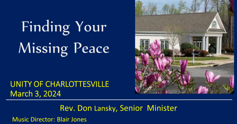 Finding Your Missing Peace