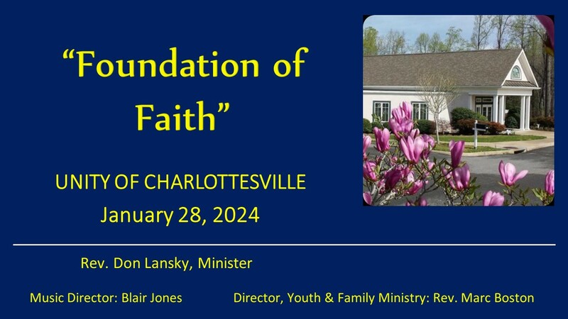 Foundation of Faith
