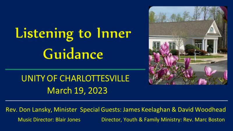 Listening to Inner Guidance