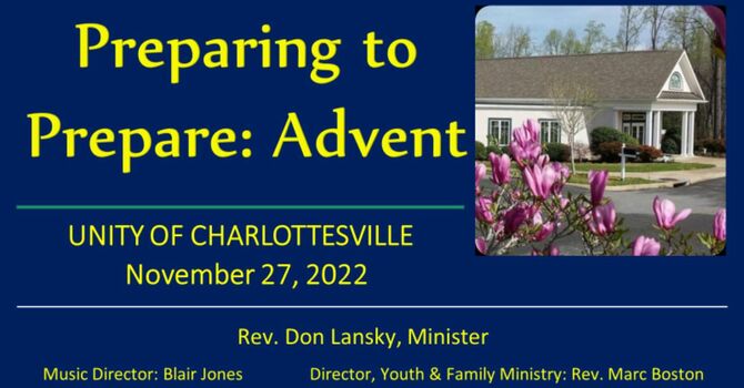 Preparing to Prepare