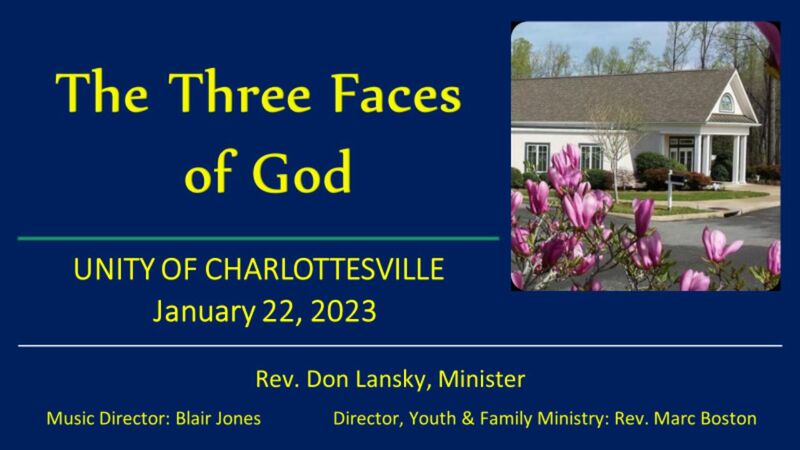 The Three Faces of God