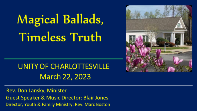 Magical Ballads, Timeless Truth