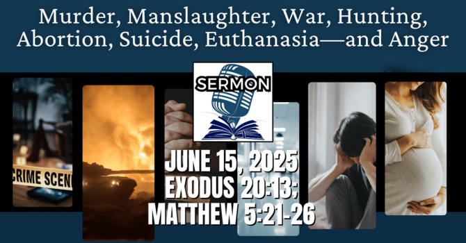 Murder, Manslaughter, War, Hunting, Abortion, Suicide, Euthanasia—and Anger