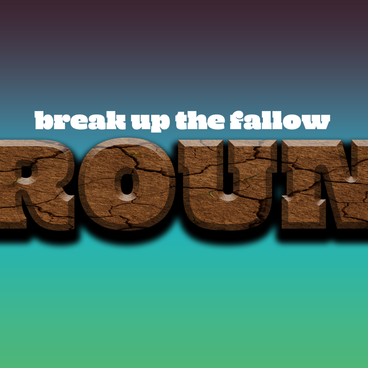 Break up the fallow ground