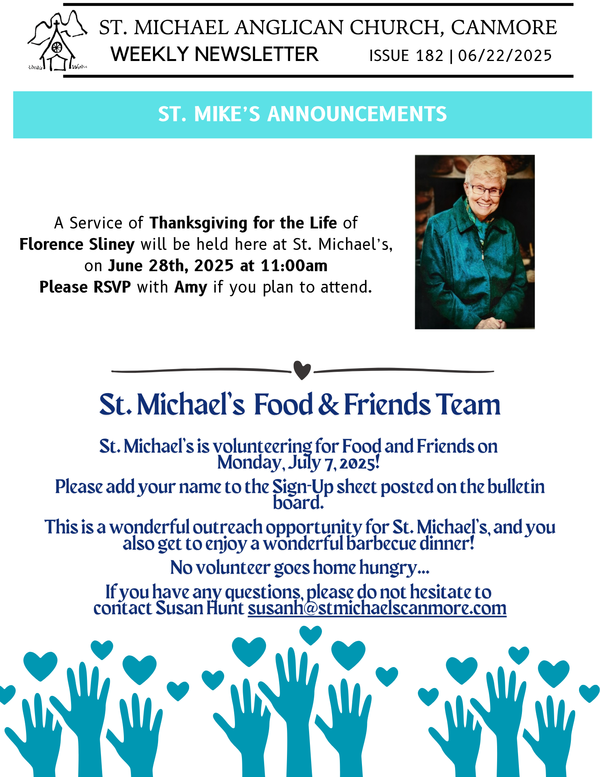 St Mike's Announcements