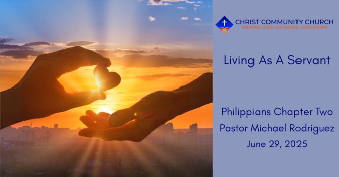 Living As A Servant