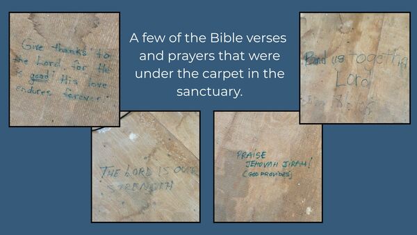Photos From Under Sanctuary Carpet