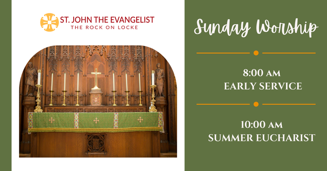 Worship for the Week of Sunday, July 20, 2025