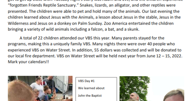 July-August 2021 Newsletter image