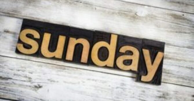Sunday Morning Groups