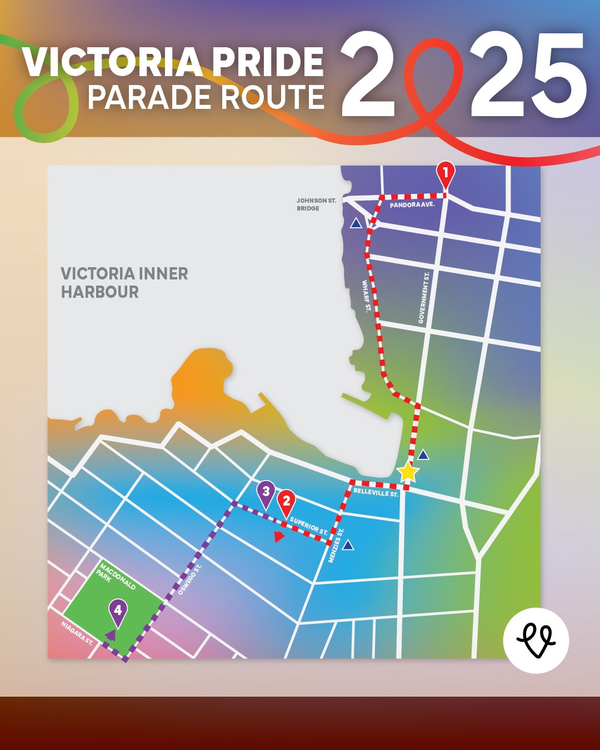 Victoria Pride Parade this Sunday 