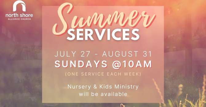 Summer Sunday Services
