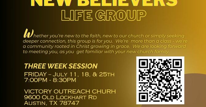 New Believers  Life Group  