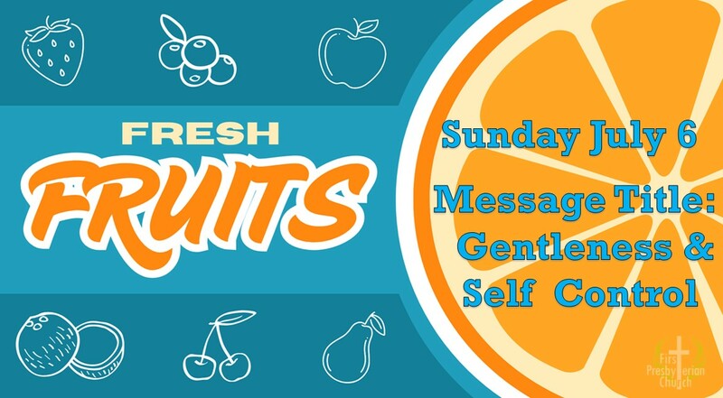 Sunday July 6 Worship Service