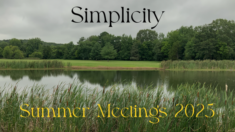 Simplicity- Brother Dennis Bailey