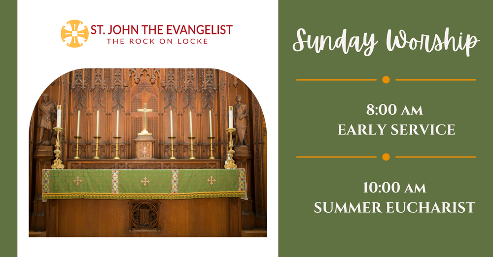 Worship for the Week of Sunday, July 20, 2025