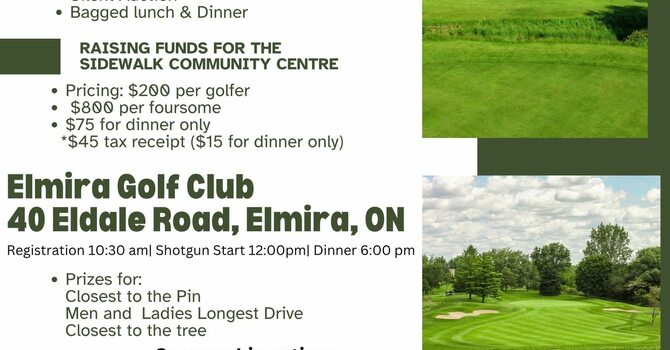 SideWalk Centre annual Golf Tournament 