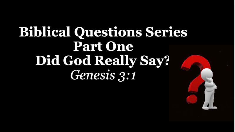 Did God really say?