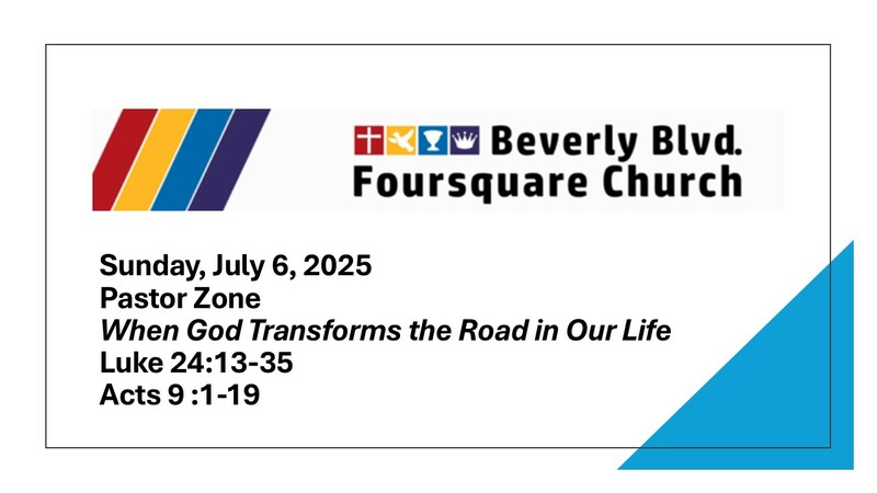 When God Transforms the Road in Our Life