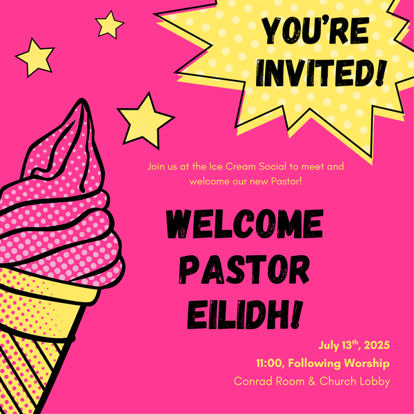 Welcome Pastor Eilidh! 