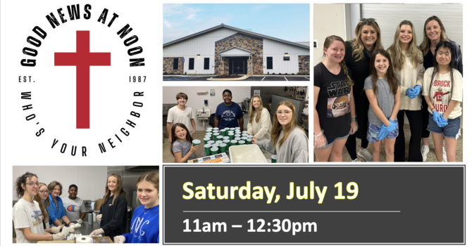 Good News at Noon (3rd Saturday)