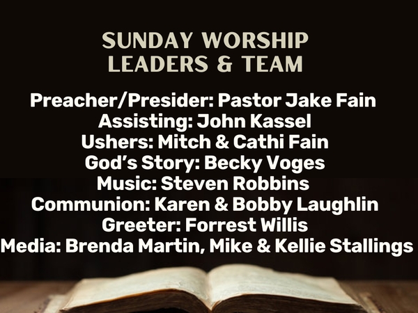 Leading us in Worship